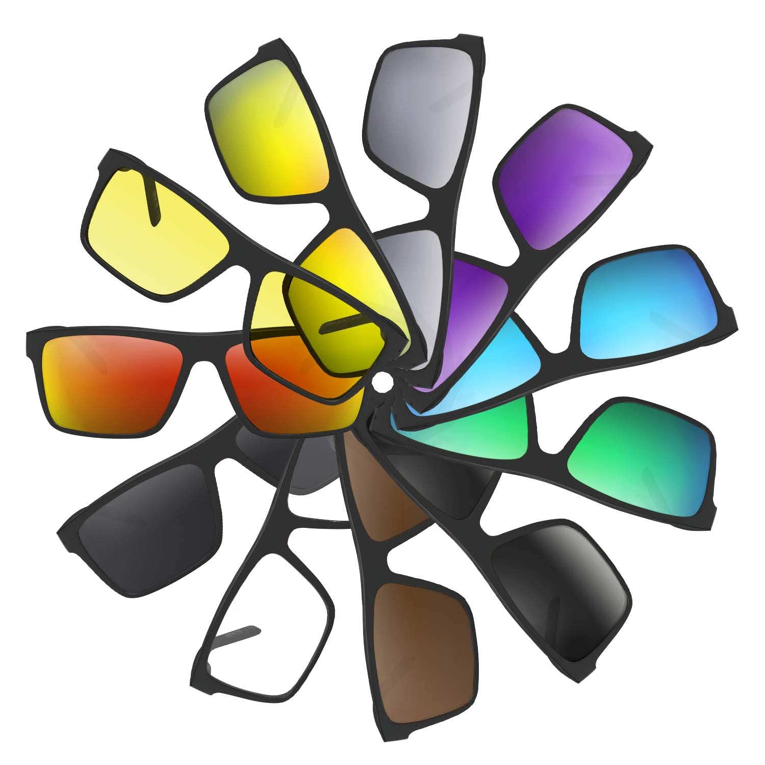 Replacement lenses for Arnette AN4267 Goemon