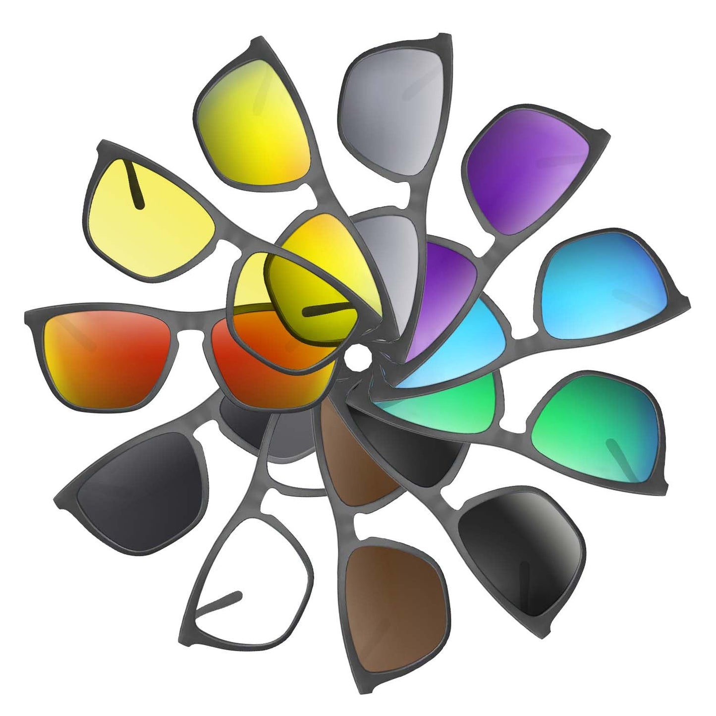 Replacement lenses for Arnette AN4301 Fry