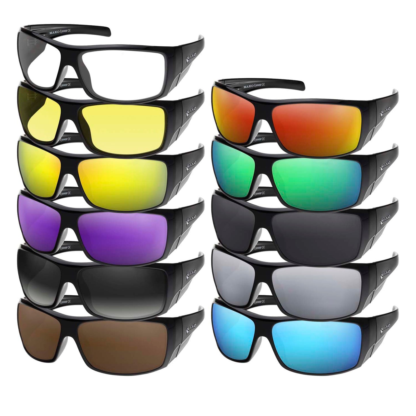 Replacement lenses for Mako Indestructible 9578