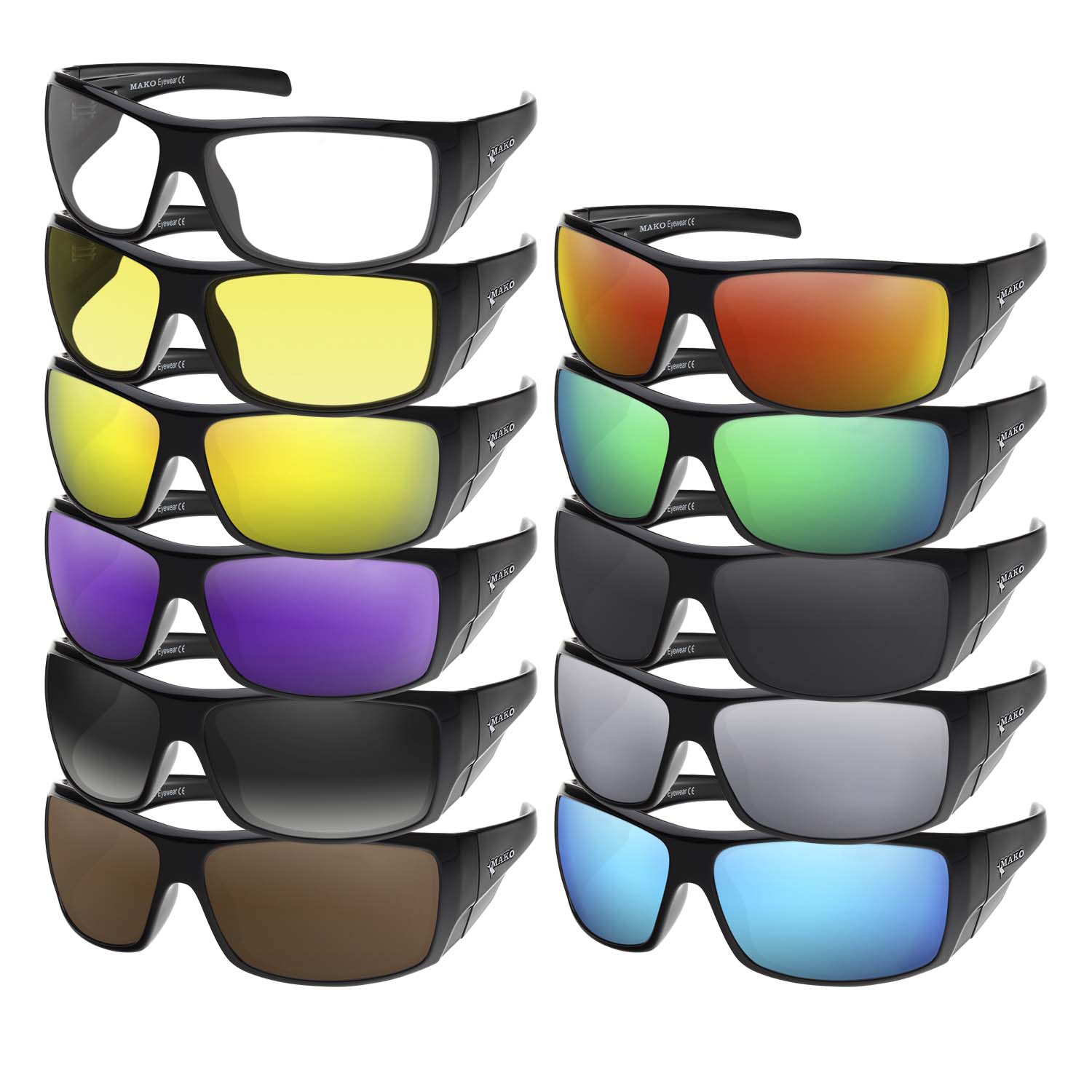 Replacement lenses for Mako Indestructible 9578
