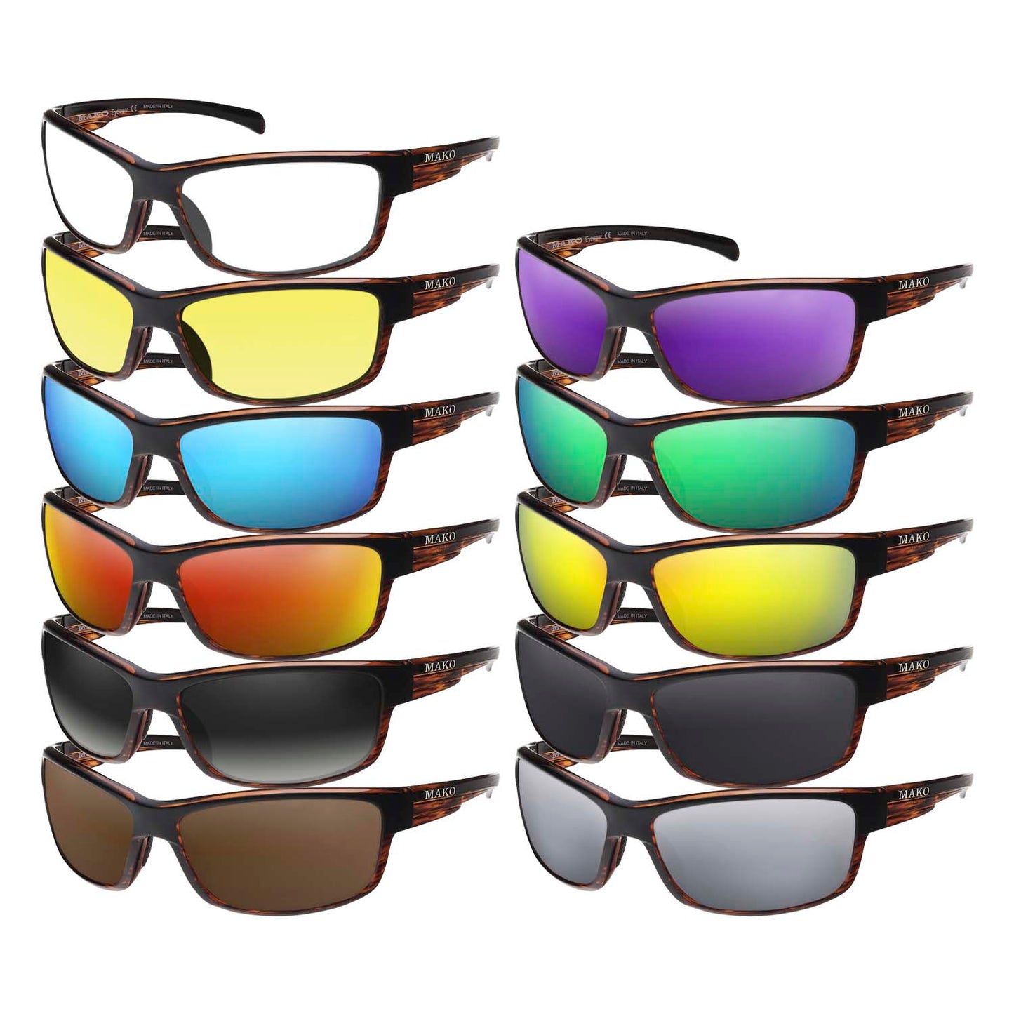 Replacement lenses for Mako Shadow 9585