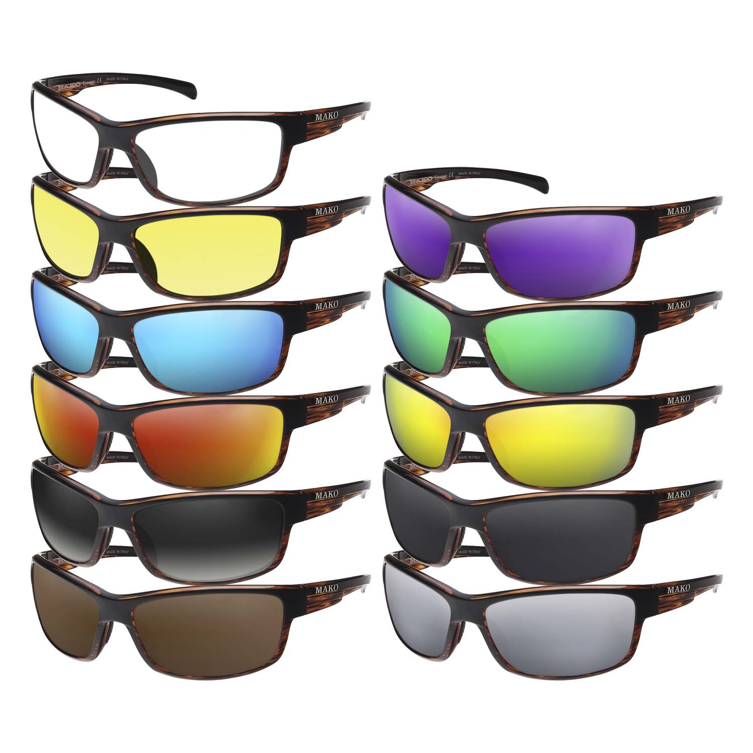 Replacement lenses for Mako Shadow 9585