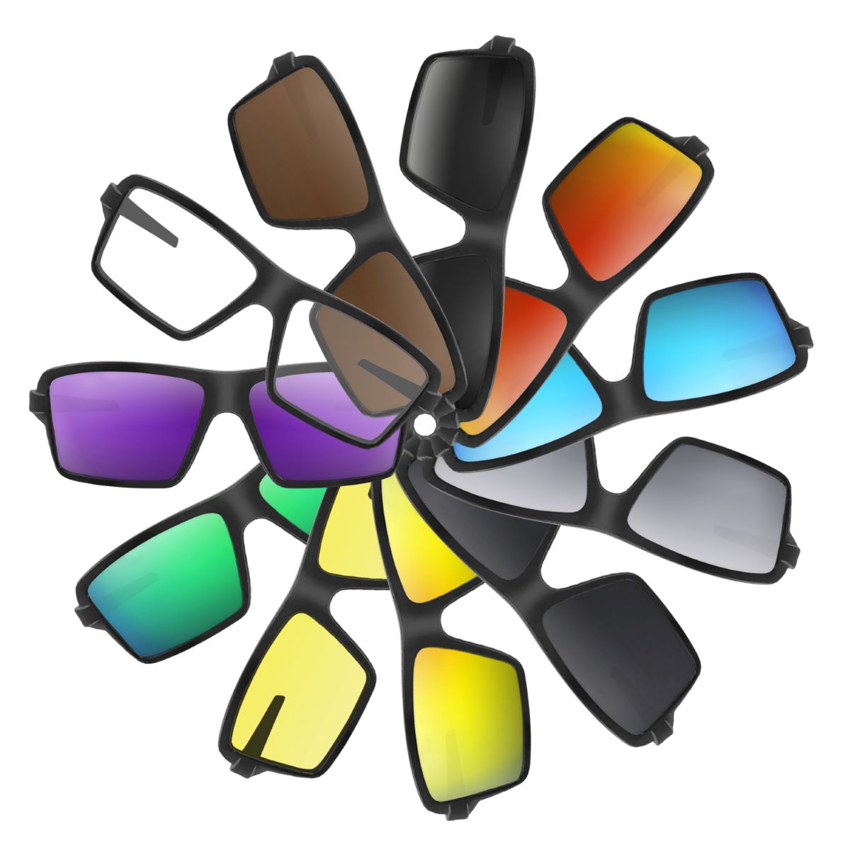 Replacement lenses for Oakley Cables OO9129