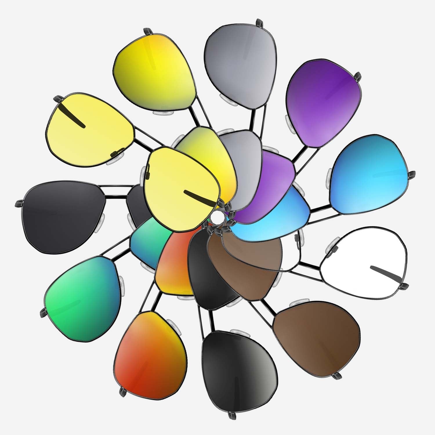 Replacement lenses for Oakley Contrail OO4147