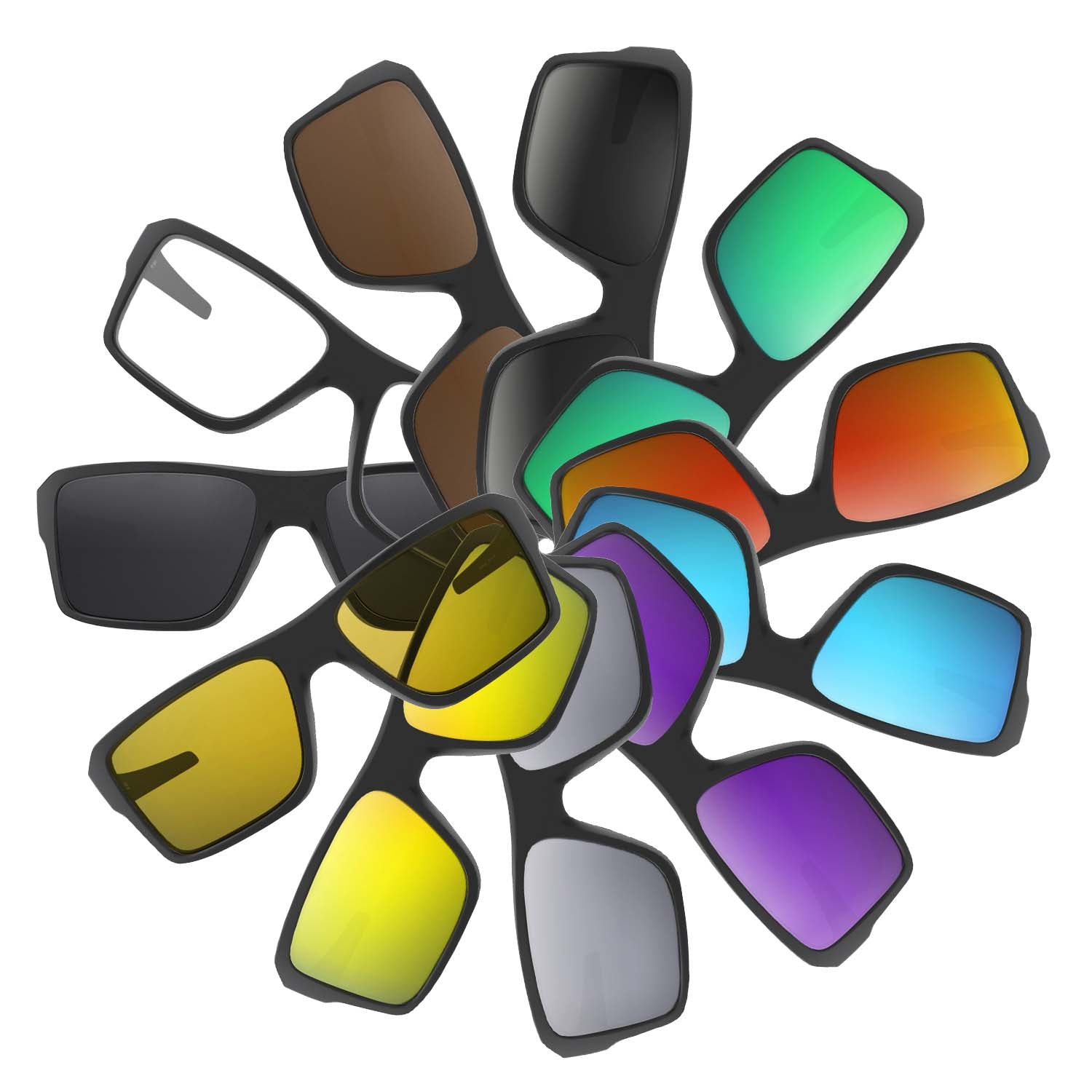 Replacement lenses for Oakley Double Edge OO9380