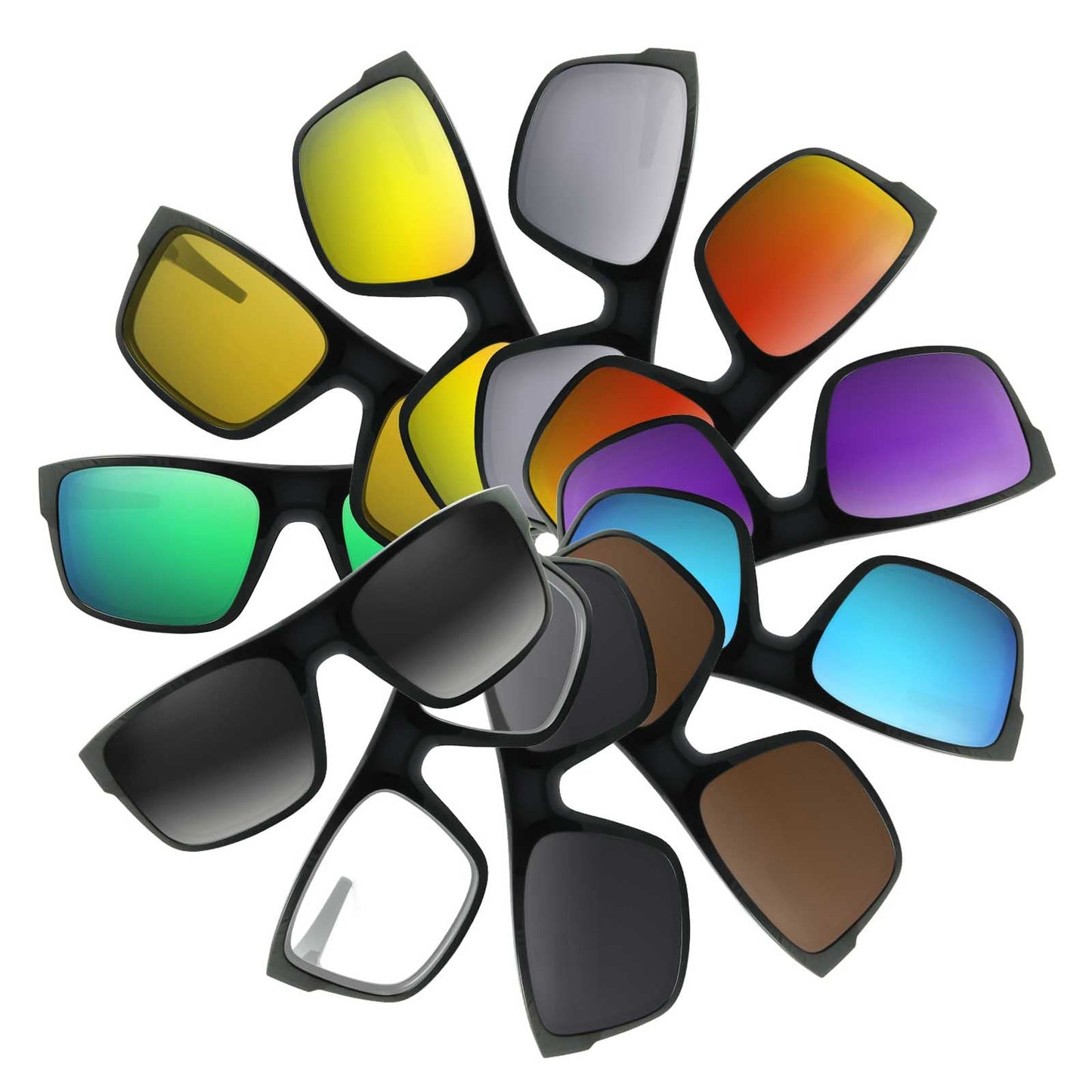 Replacement Lenses for Oakley Drop Point OO9367