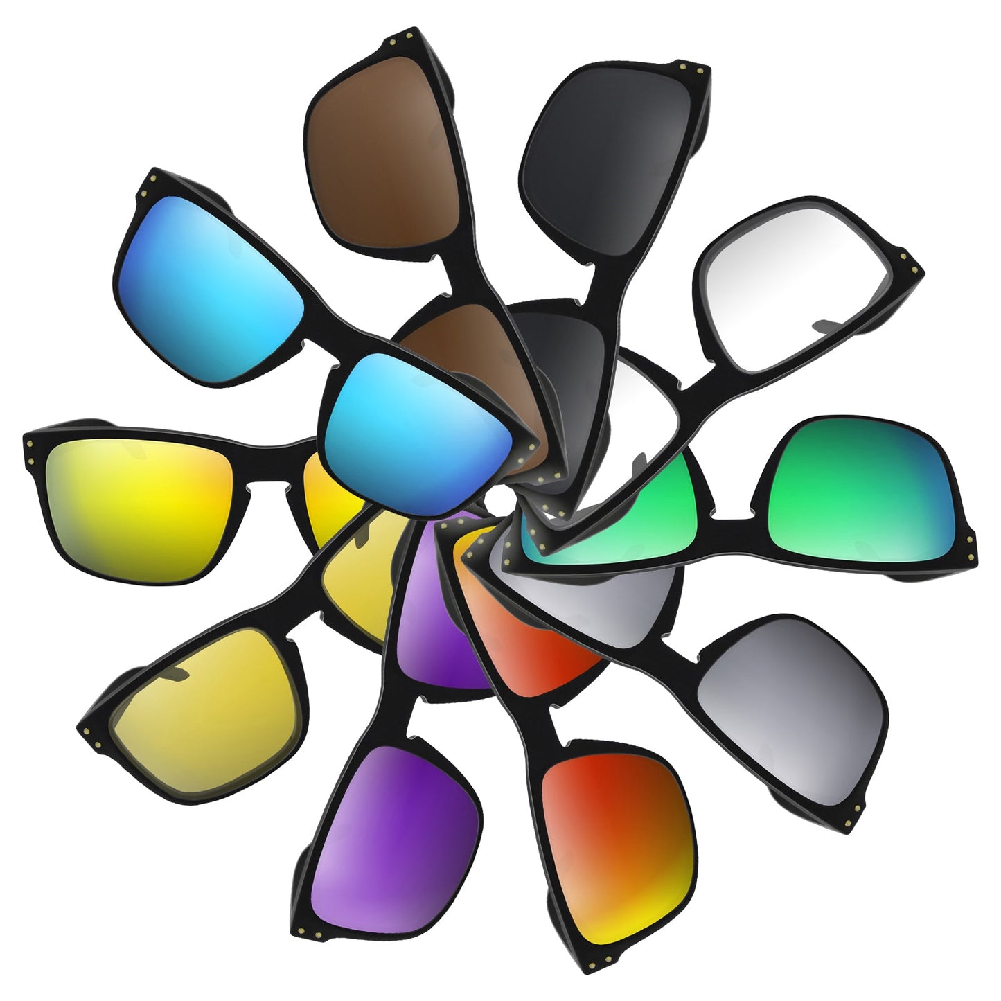 Replacement Lenses for Oakley HOLBROOK Low Bridge - ASIAN (A) FIT OO9244
