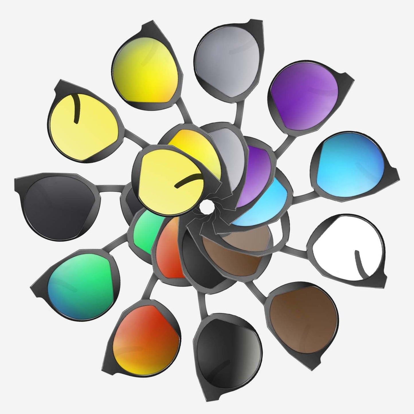 Replacement lenses for Oakley HSTN Medium 52mm OO9464
