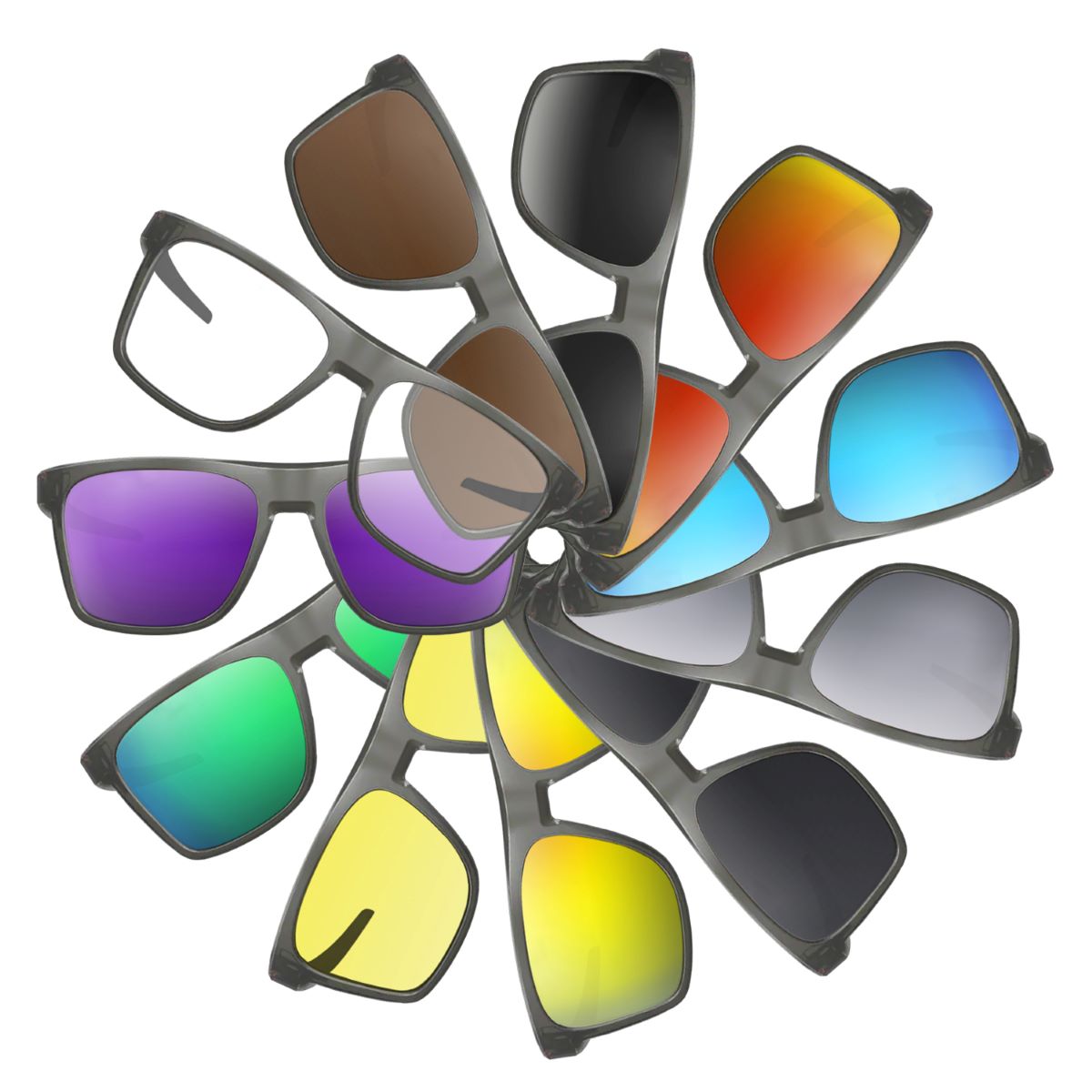 Replacement lenses for Oakley Leffingwell OO9100