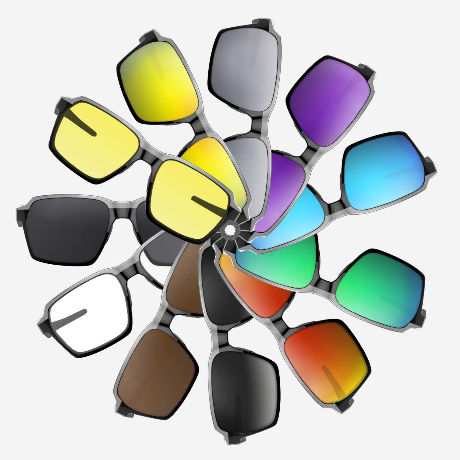 Replacement lenses for Oakley Parlay OO4143