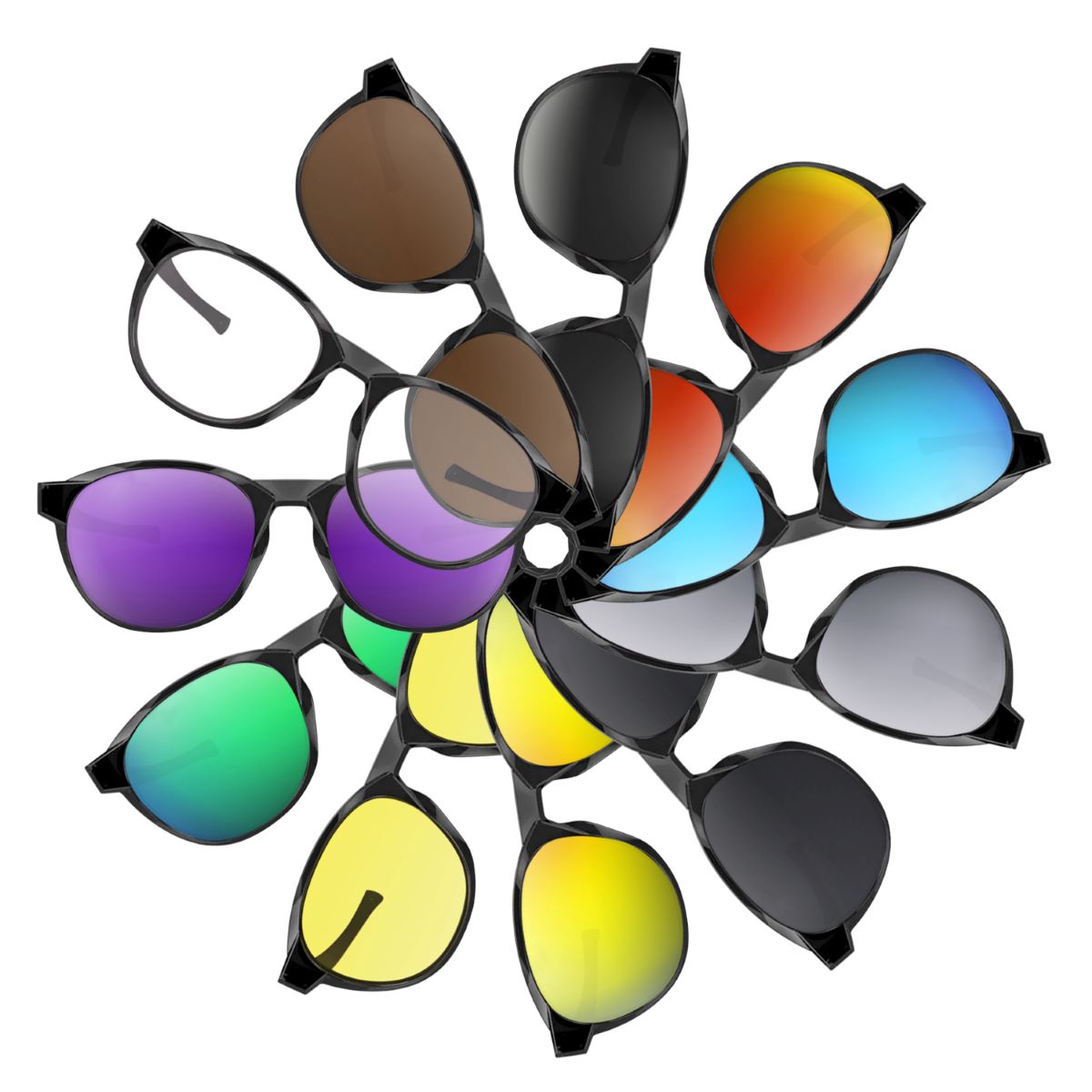 Replacement lenses for Oakley Reedmace OO9126