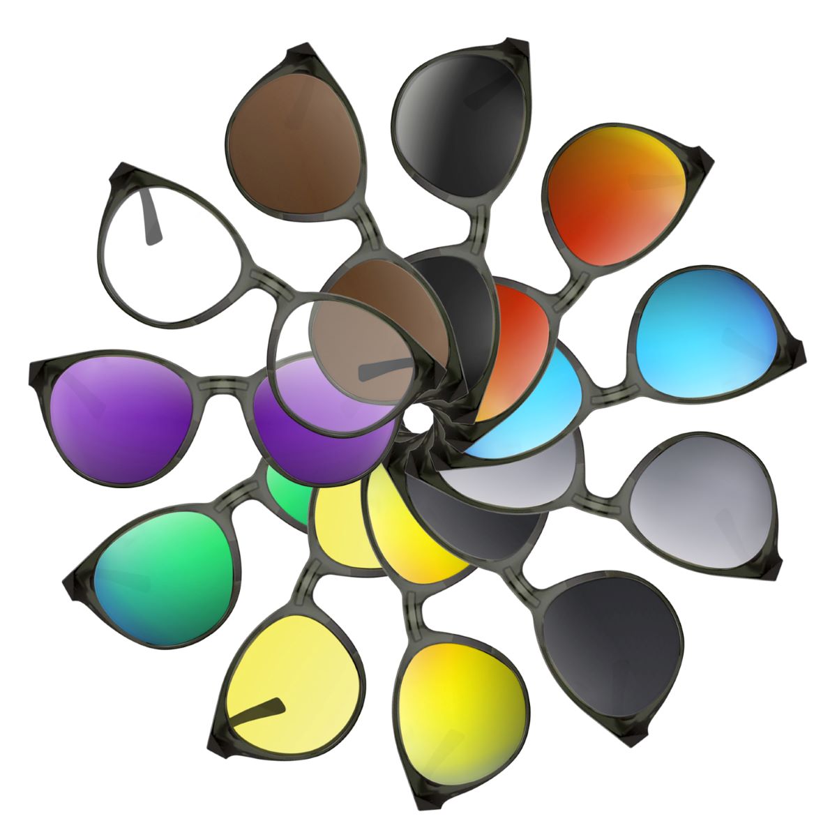 Replacement lenses for Oakley Spindrift OO9474