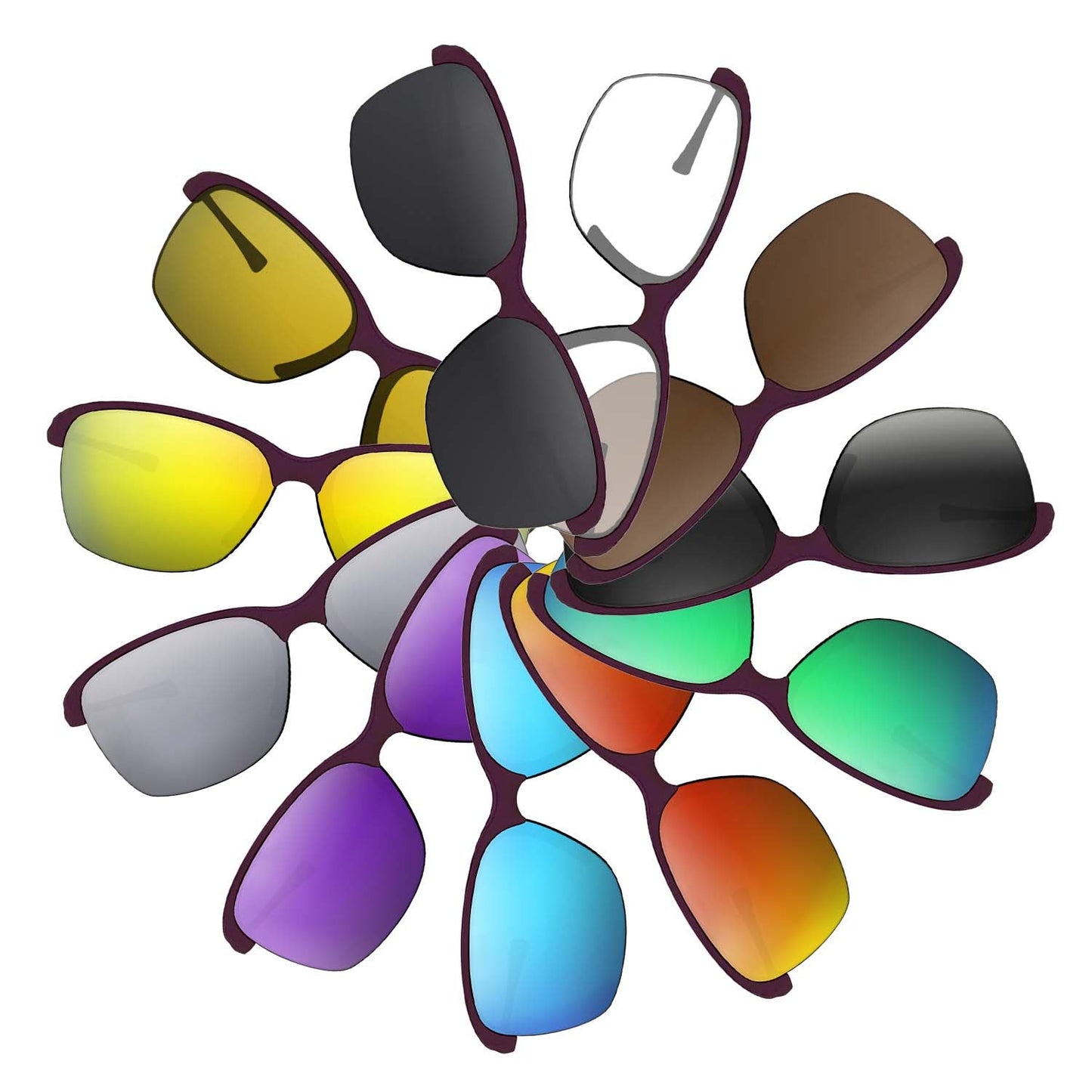 Replacement lenses for Oakley Unstoppable OO9191