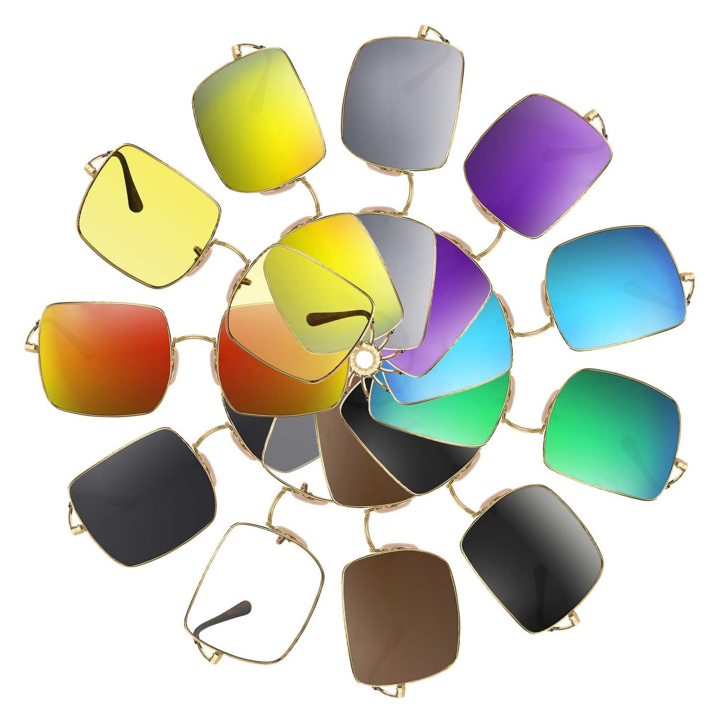 Sublime Optics replacement lenses for Ray-Ban RB1971 54mm SQUARE 1971 CLASSIC - 