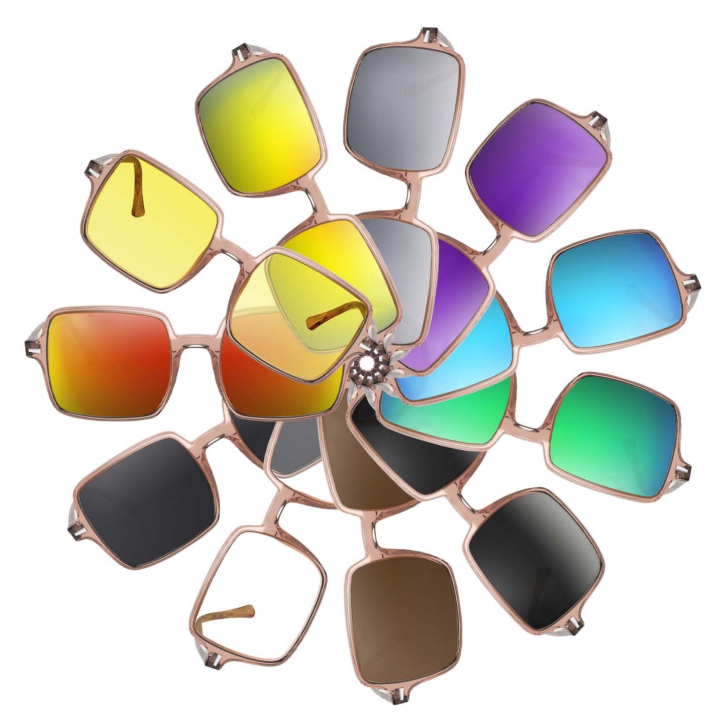Replacement lenses for Ray-Ban RB1973 Square II
