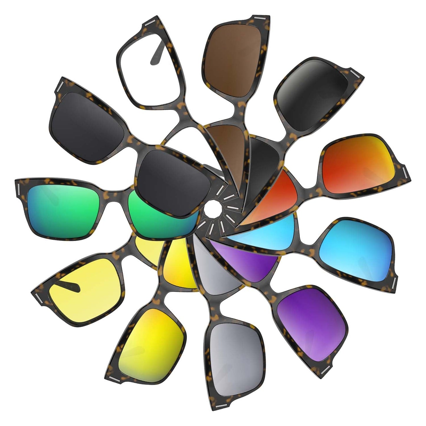 Replacement lenses for Ray-Ban RB2190 Jeffrey 55mm