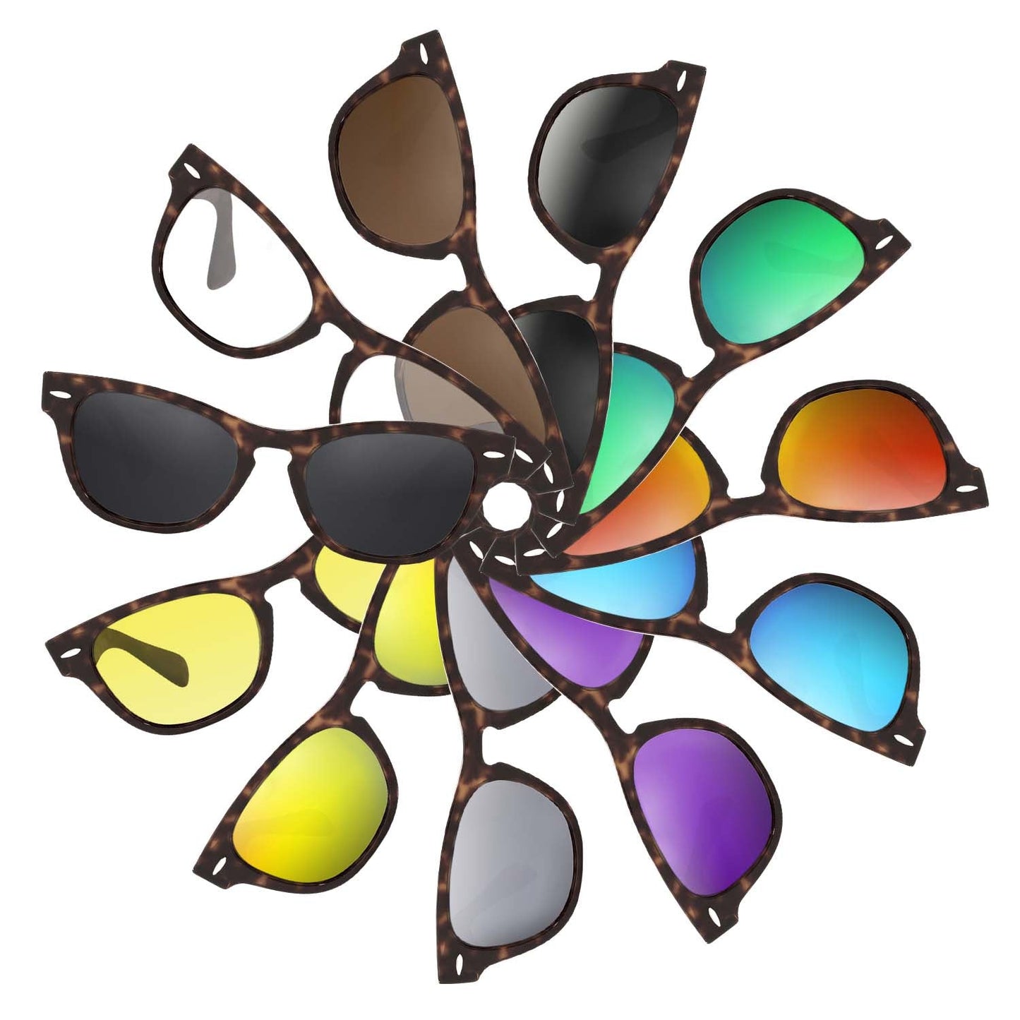 Replacement lenses for Ray-Ban RB2201 Laramie 54mm