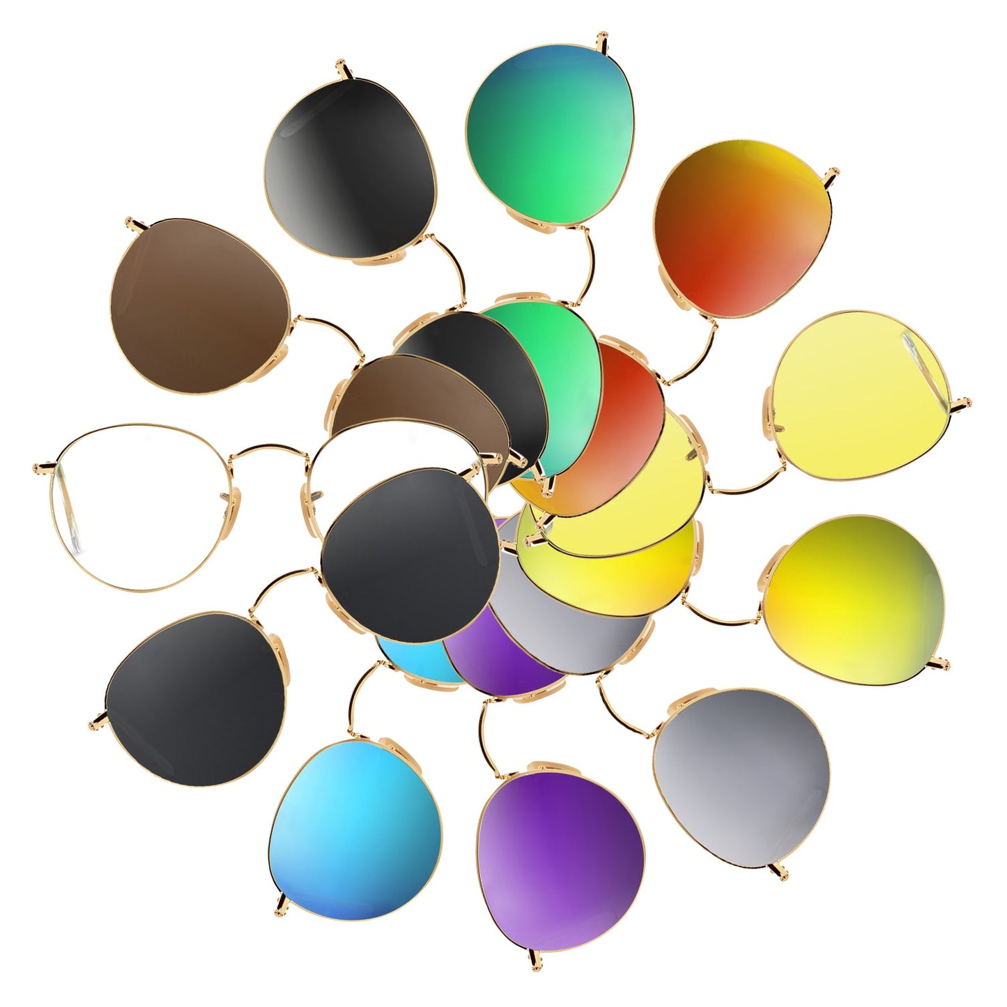 Replacement Lenses for Ray-Ban RB3447 50mm