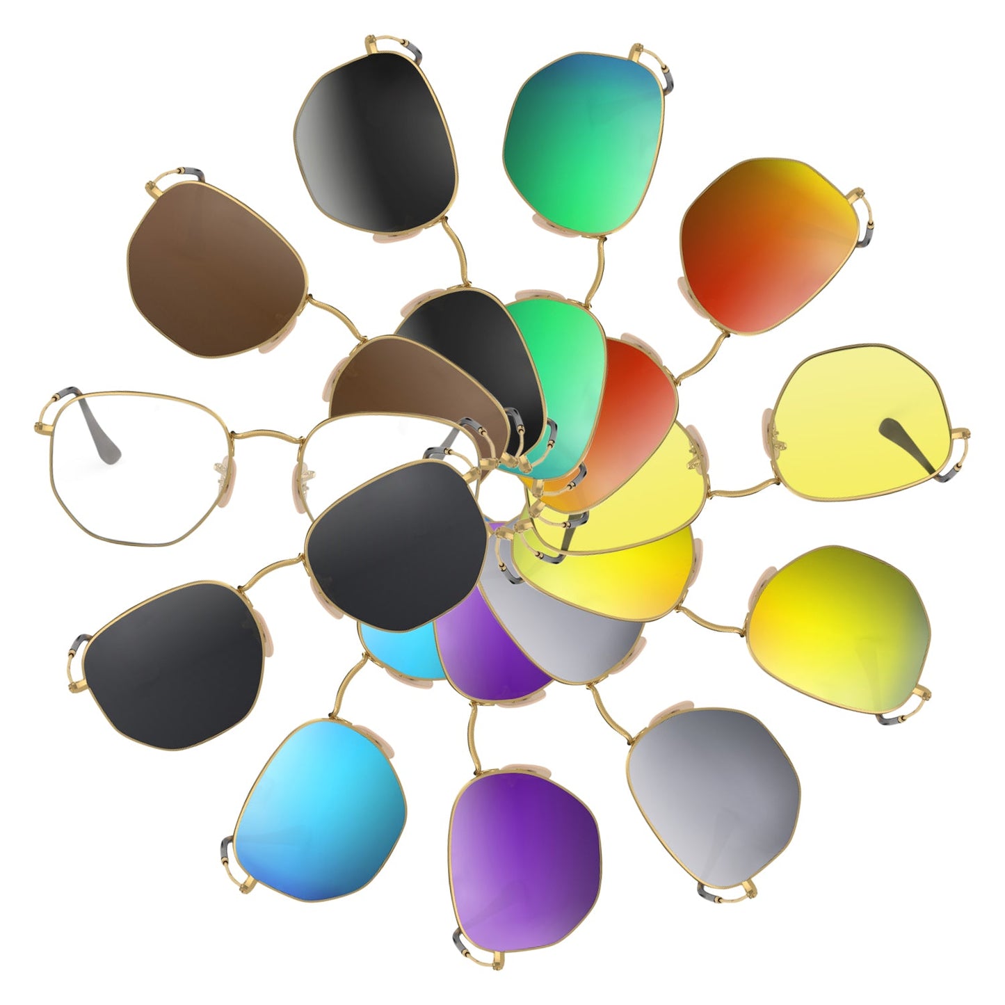 Replacement Lenses for Ray-Ban RB3548 54mm