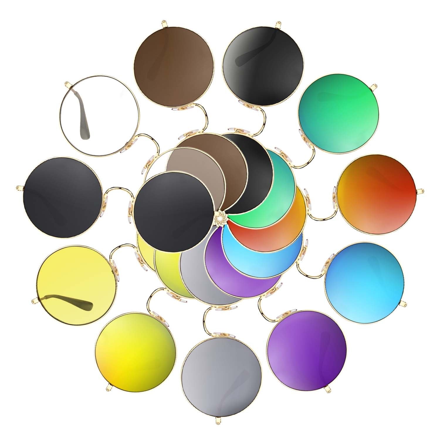 Replacement lenses for Ray-Ban RB3592 JA-JO 50mm