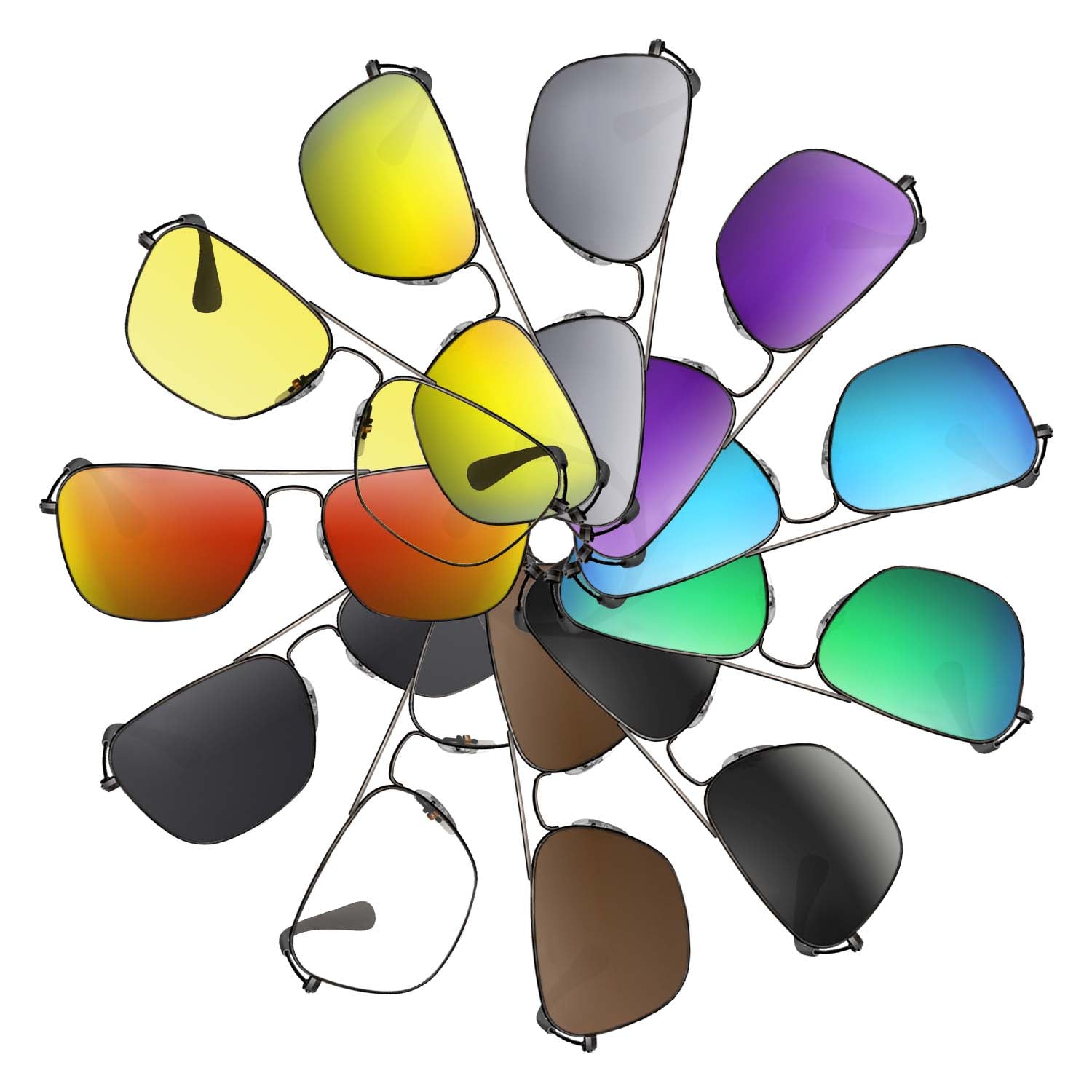 Replacement lenses for Ray-Ban RB3610
