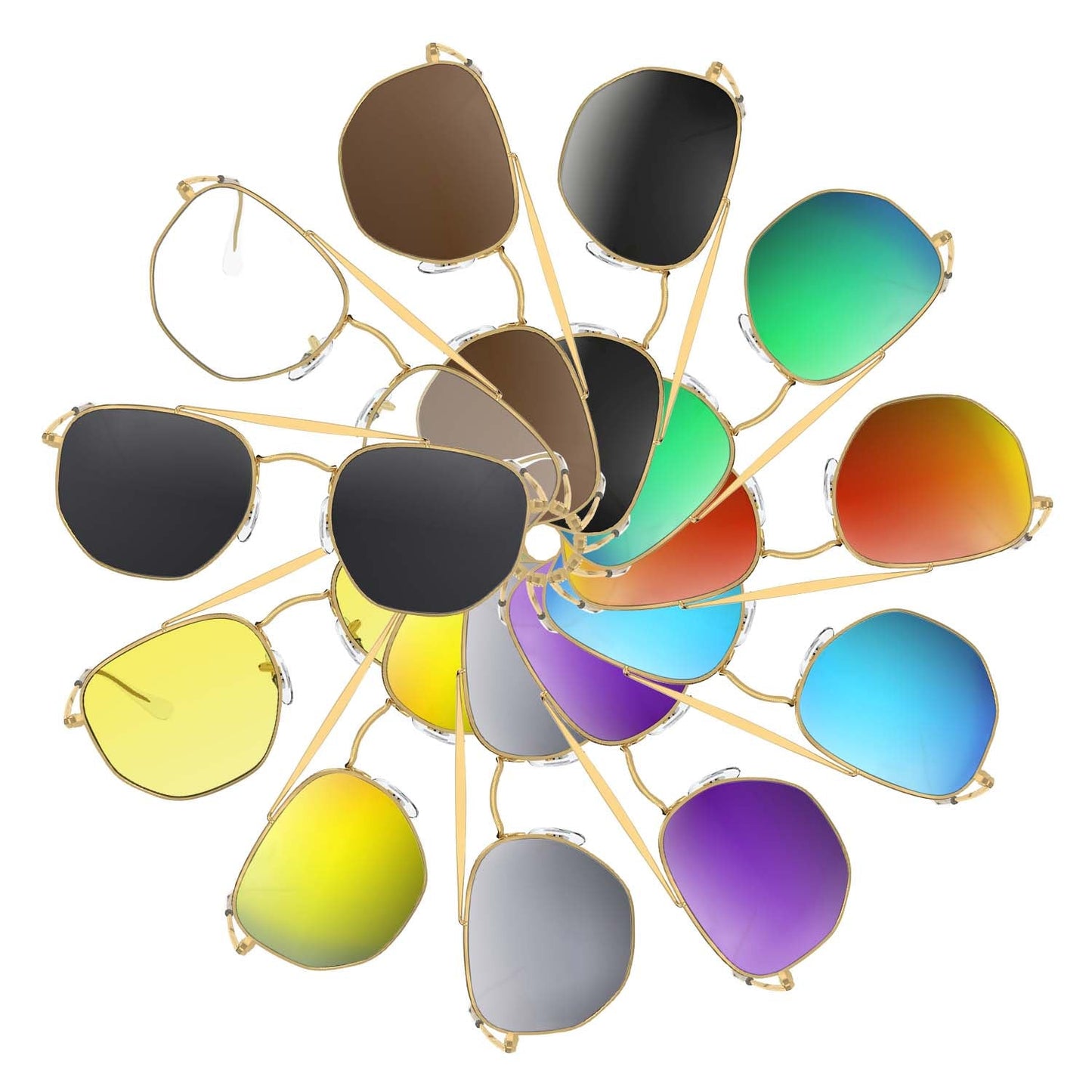 Replacement lenses for Ray-Ban RB3648 Marshall 51mm 