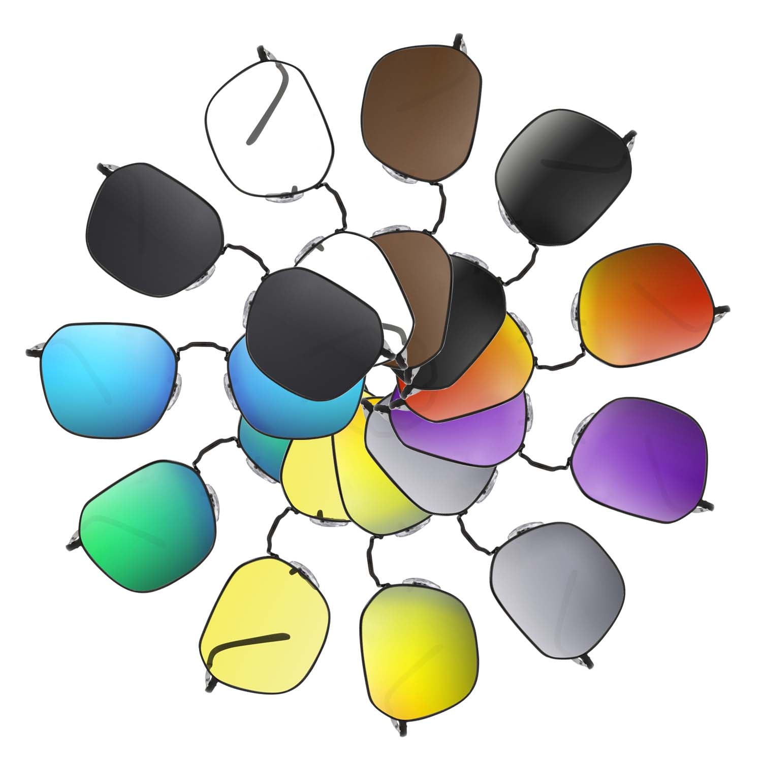 Replacement Lenses for Ray-Ban RB3694 Jim 53mm