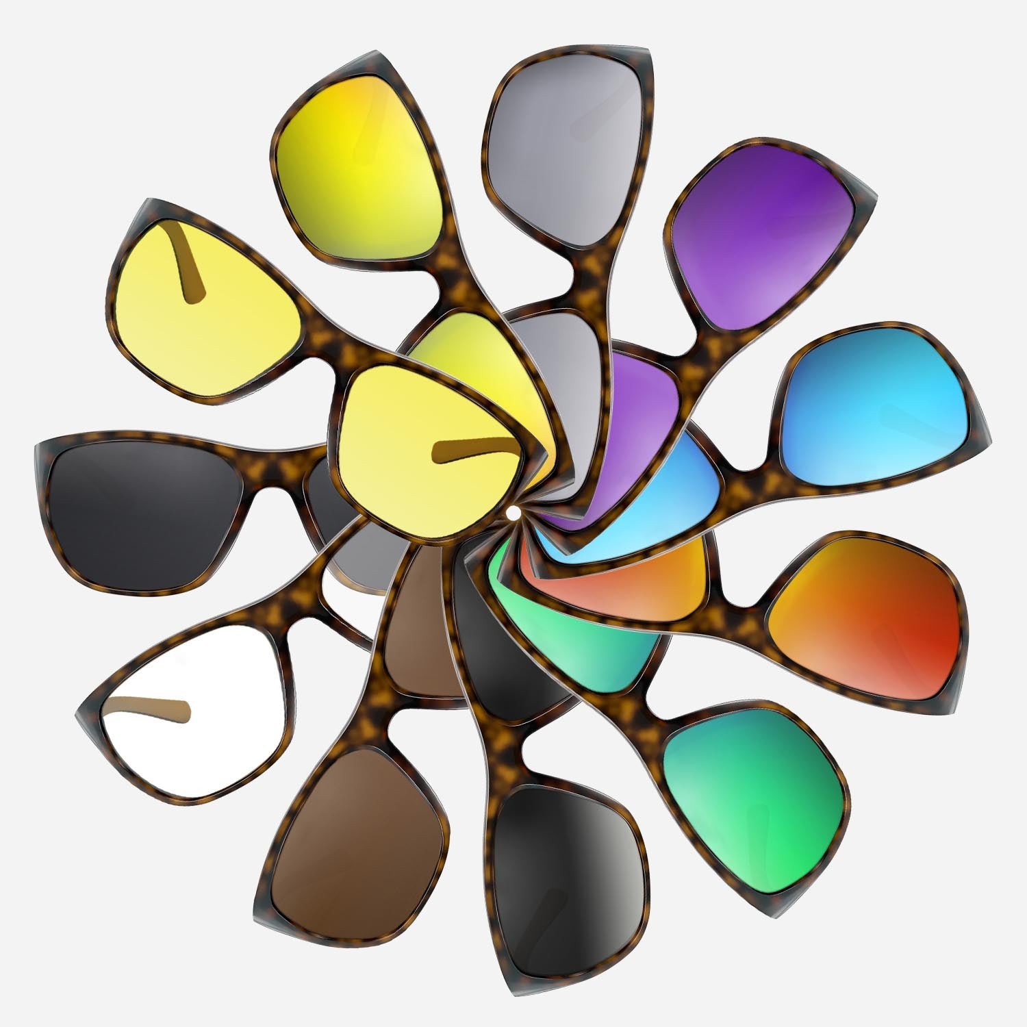 Replacement Lenses for Ray Ban RB4307