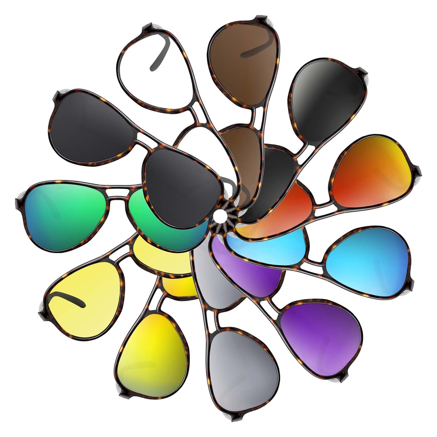 Replacement lenses for Ray-Ban RB4355 VAGABOND 58mm