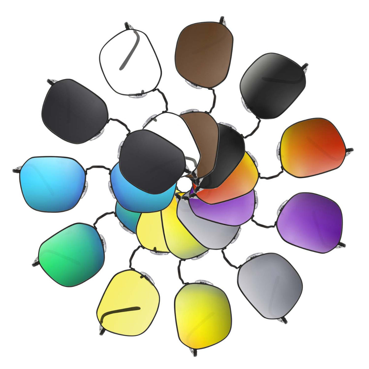 Replacement lenses for Ray-Ban RB4416 New Clubmaster 51mm